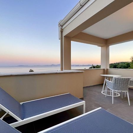 Luxury Villa Barbati Sun With Private Pool By Dadovillas Eksteriør billede