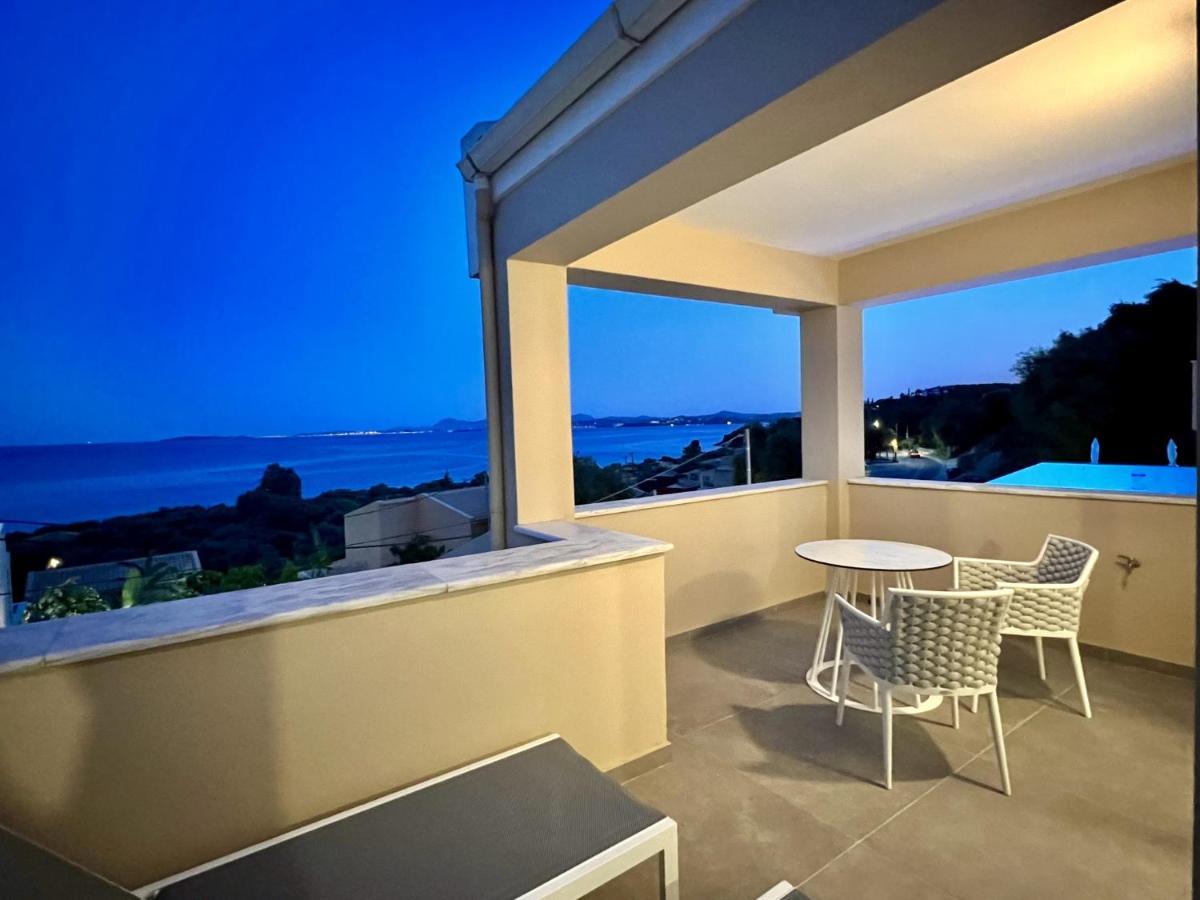 Luxury Villa Barbati Sun With Private Pool By Dadovillas Eksteriør billede
